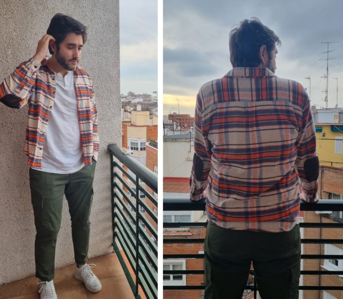 Outfit casual informal con pantalón cargo: Idea de look con pantalón cargo